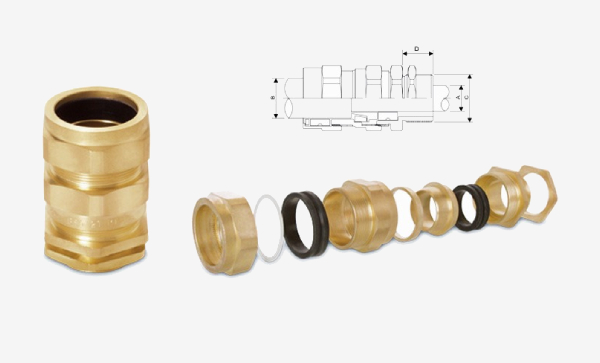 CW 3PT Single Compression Cable Gland